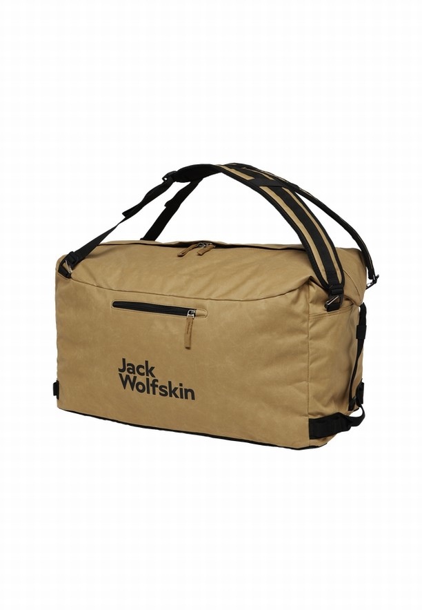 Brown Men Jack Wolfskin Traveltopia 65 Duffle Bags | 39632876