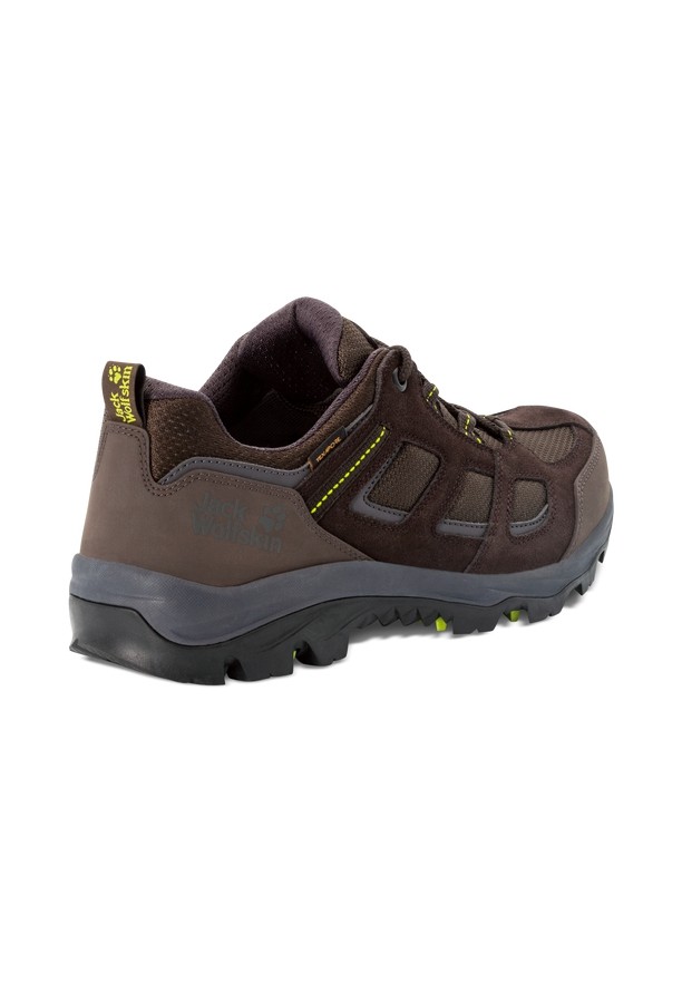 Brown Men Jack Wolfskin Vojo 3 Texapore Low Hiking Shoes | 68508768