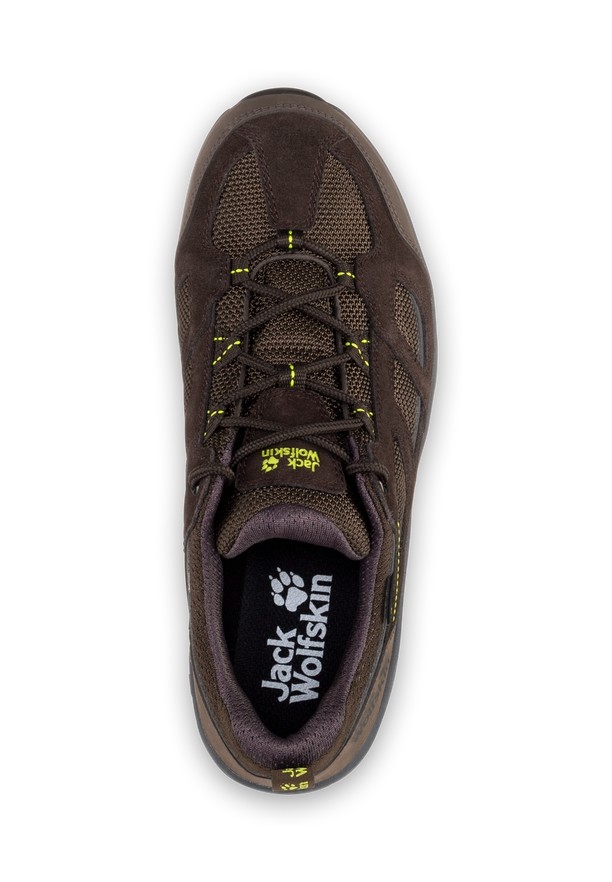 Brown Men Jack Wolfskin Vojo 3 Texapore Low Hiking Shoes | 68508768