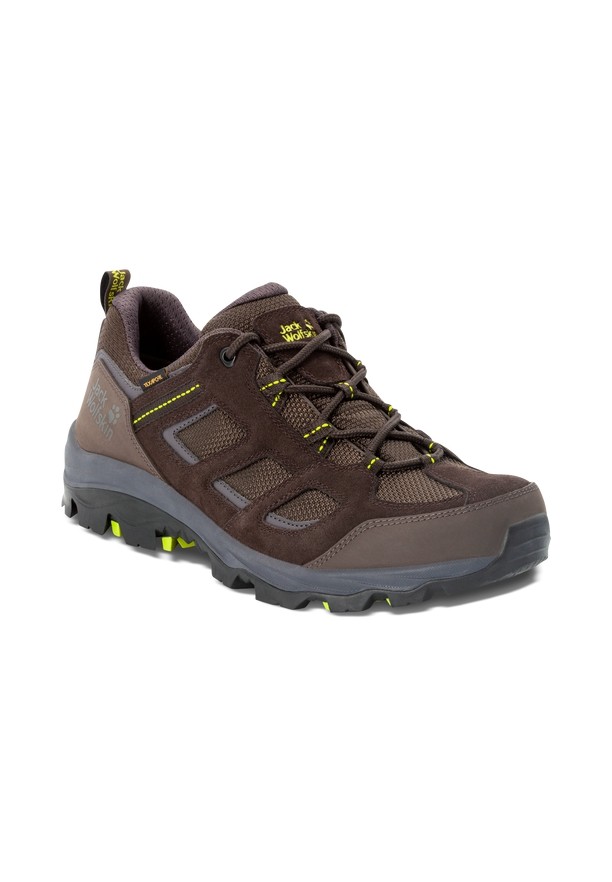 Brown Men Jack Wolfskin Vojo 3 Texapore Low Hiking Shoes | 68508768