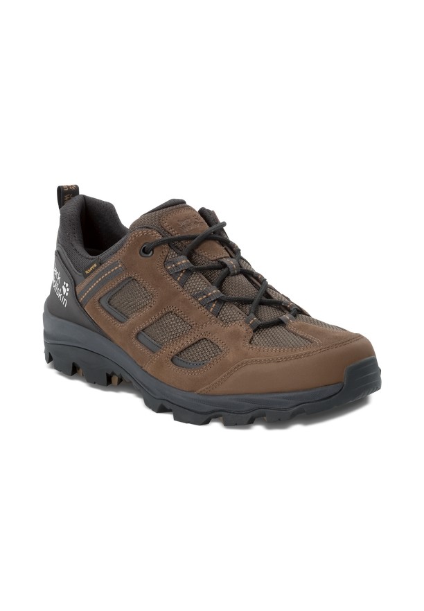 Brown Men Jack Wolfskin Vojo 3 Texapore Low Hiking Shoes | 90926928