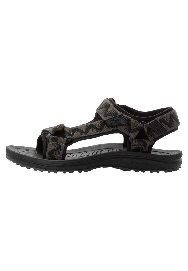Brown Men Jack Wolfskin Wave Breaker Sandals | 30776542