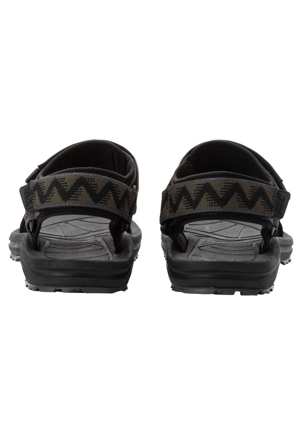 Brown Men Jack Wolfskin Wave Breaker Sandals | 30776542