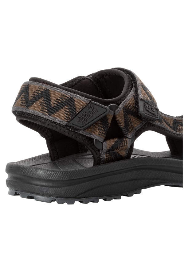 Brown Men Jack Wolfskin Wave Breaker Sandals | 51579940