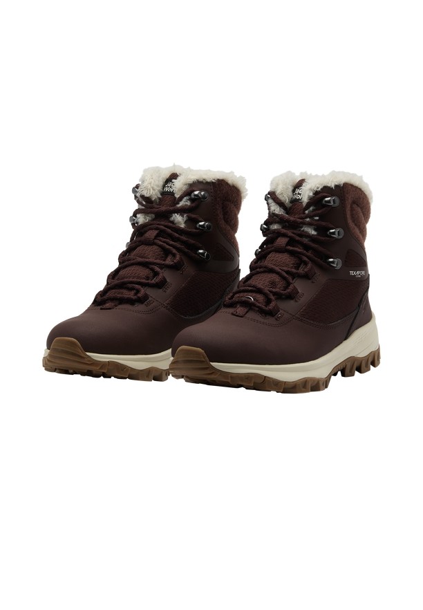 Brown Women Jack Wolfskin Everquest Texapore High Winter Shoes | 47859491