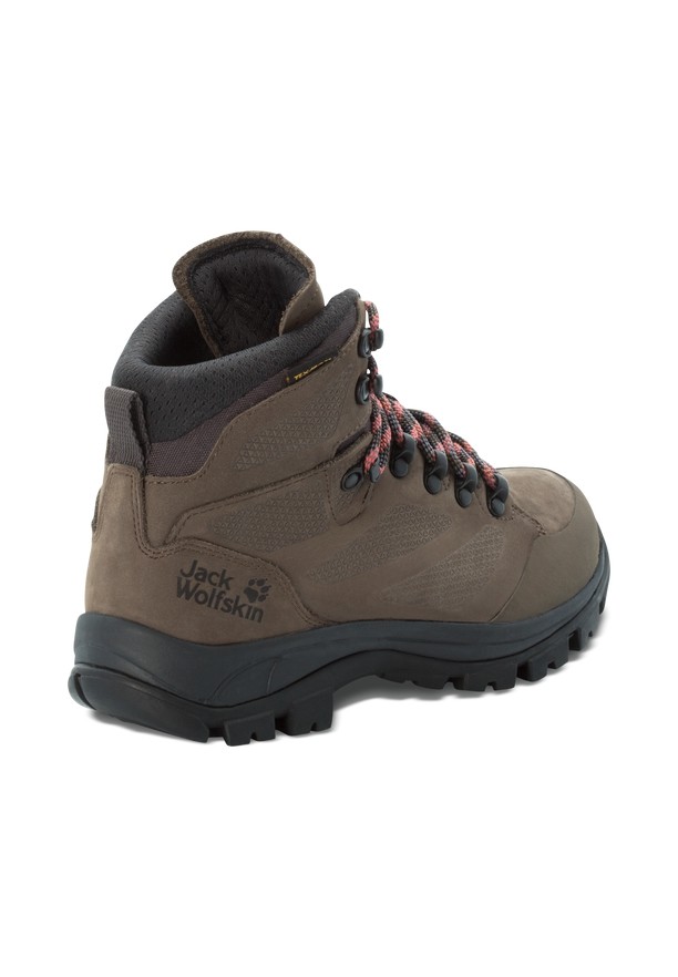 Brown Women Jack Wolfskin Rebellion Texapore Mid Hiking Shoes | 69118532