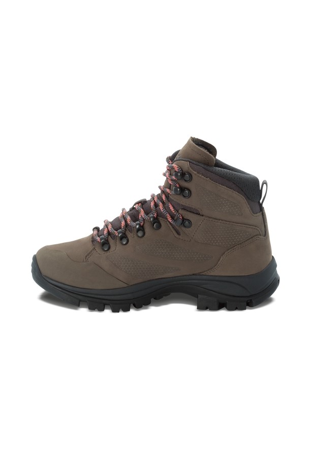 Brown Women Jack Wolfskin Rebellion Texapore Mid Hiking Shoes | 69118532