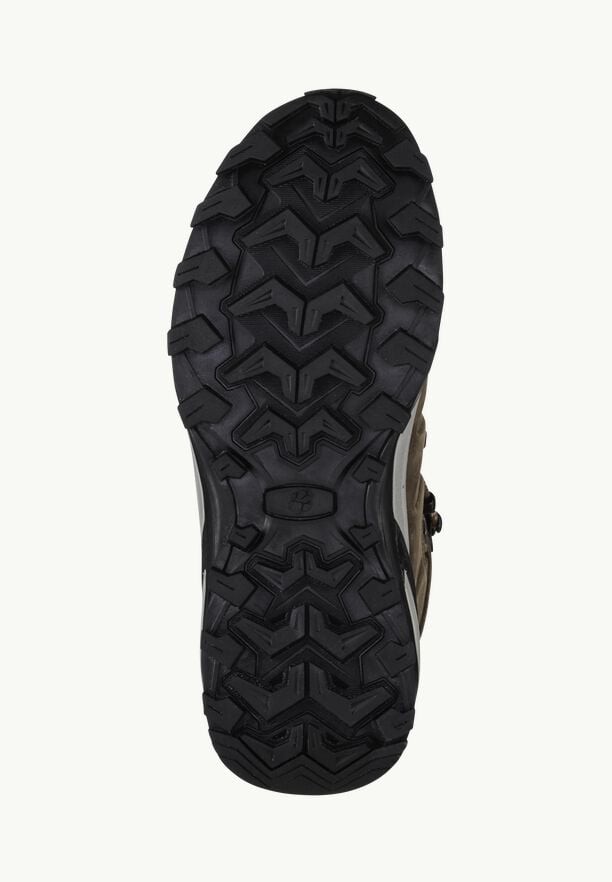 Brown Women Jack Wolfskin Refugio Prime Texapore Mid Hiking Shoes | 36587566