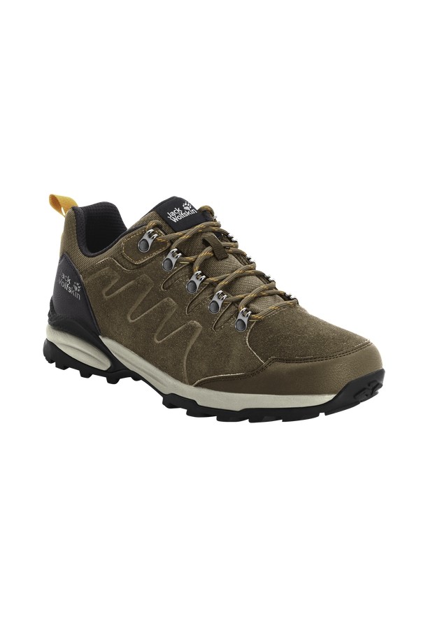 Brown Women Jack Wolfskin Refugio Texapore Low Hiking Shoes | 85446472