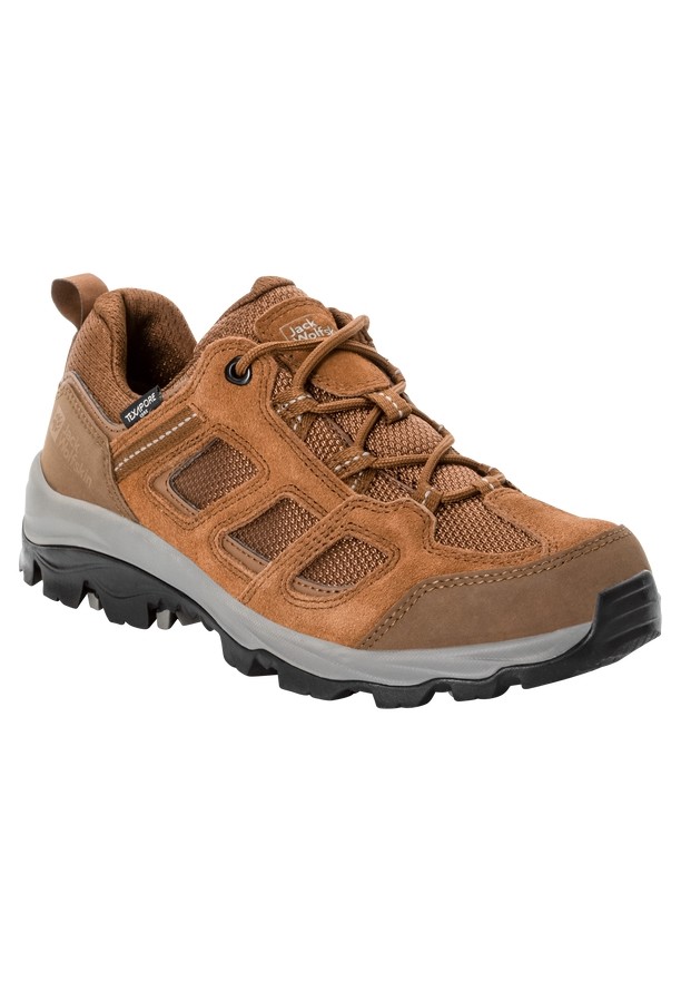 Brown Women Jack Wolfskin Vojo 3 Texapore Low Hiking Shoes | 60726120