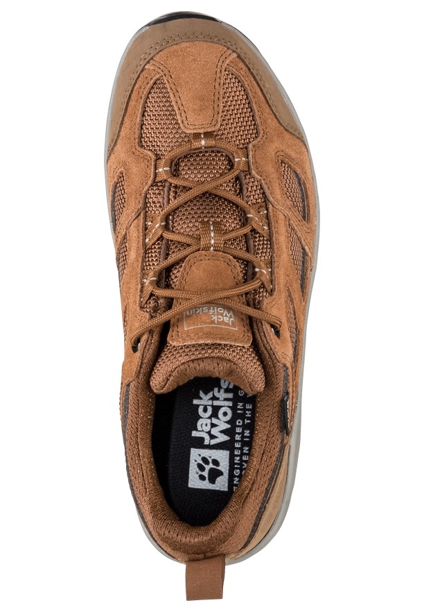 Brown Women Jack Wolfskin Vojo 3 Texapore Low Hiking Shoes | 60726120