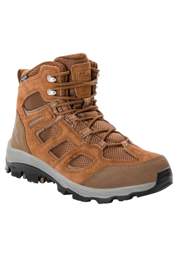 Brown Women Jack Wolfskin Vojo 3 Texapore Mid Hiking Shoes | 82700738