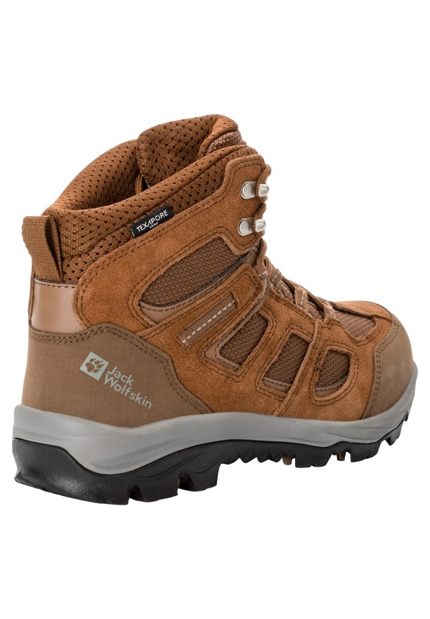 Brown Women Jack Wolfskin Vojo 3 Texapore Mid Hiking Shoes | 82700738