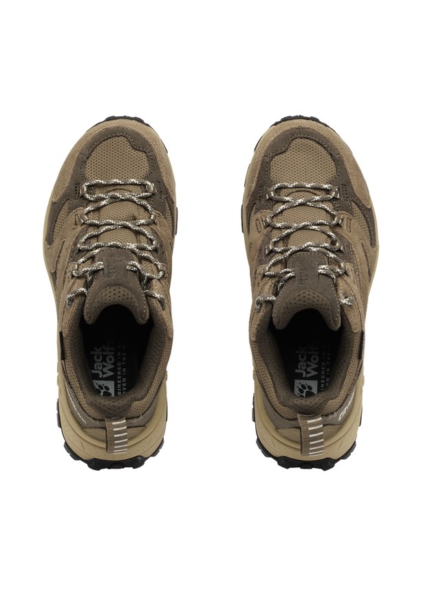 Brown Women Jack Wolfskin Vojo Tour Texapore Low Hiking Shoes | 16327034