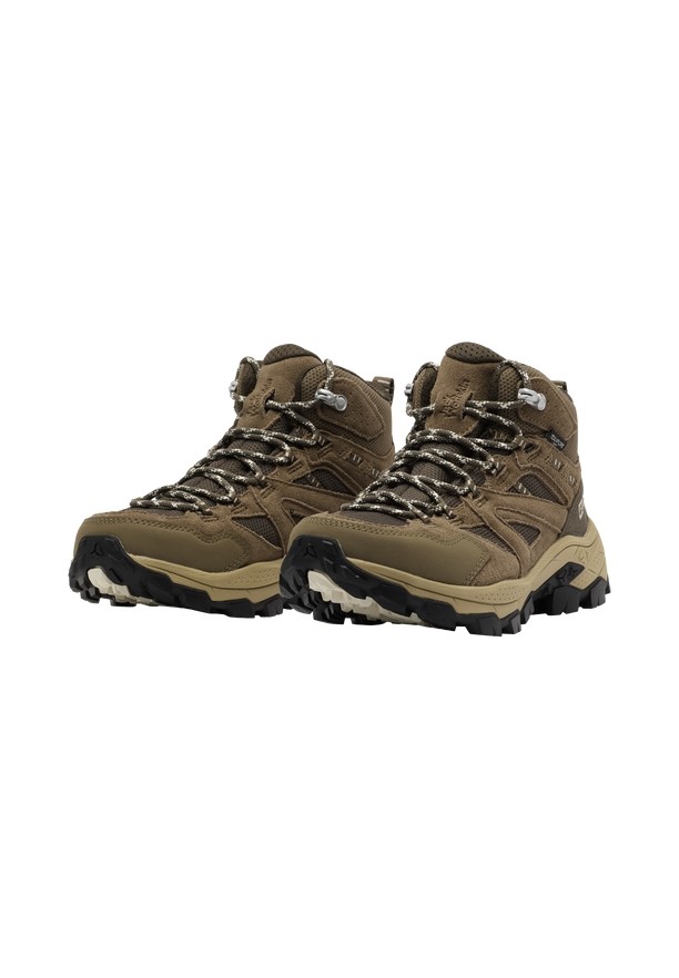 Brown Women Jack Wolfskin Vojo Tour Texapore Mid Hiking Shoes | 41144350