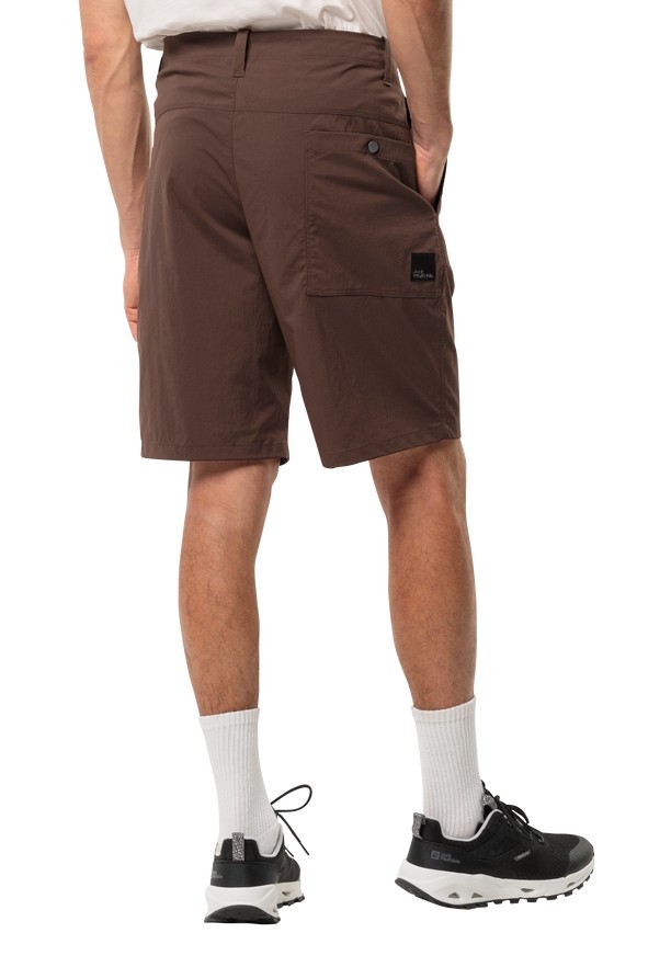 Chocolate Men Jack Wolfskin Desert Shorts | 23292587