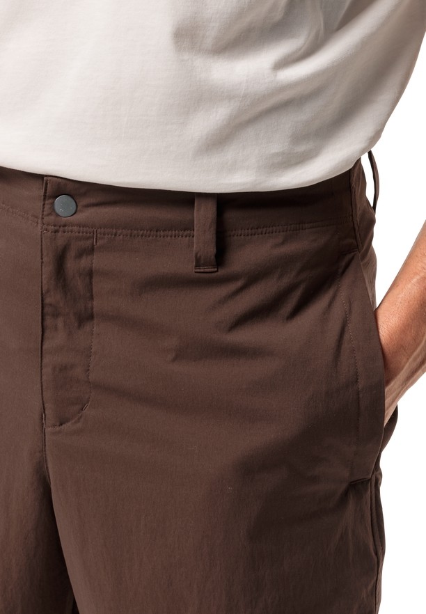 Chocolate Men Jack Wolfskin Desert Shorts | 23292587