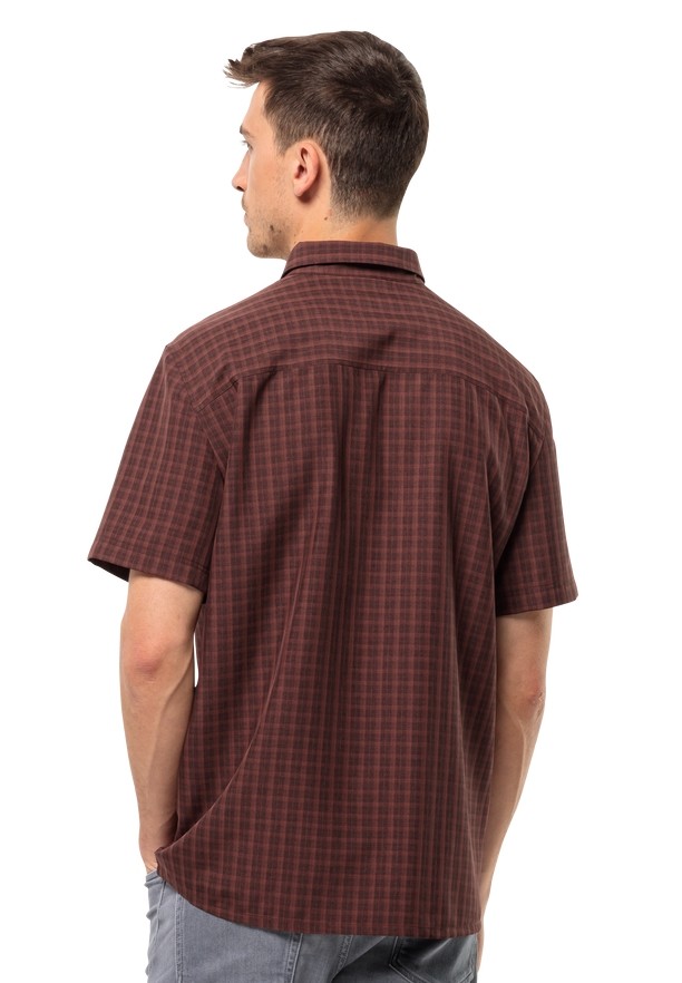 Chocolate Men Jack Wolfskin El Dorado Shirts | 26789724