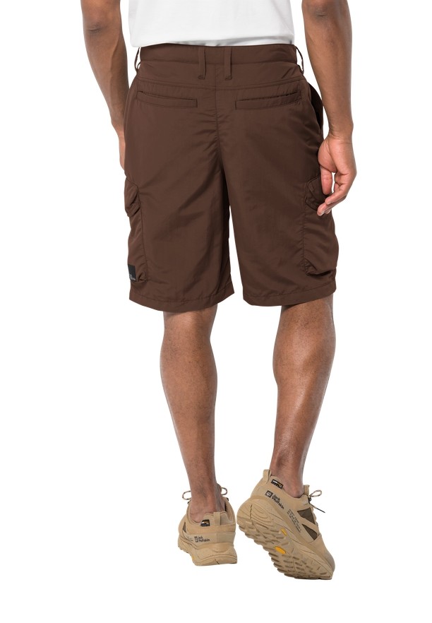 Chocolate Men Jack Wolfskin Kalahari Cargo Shorts | 47039474