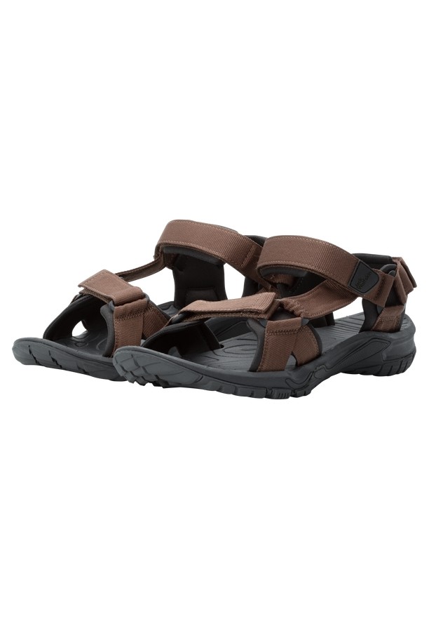 Chocolate Men Jack Wolfskin Lakewood Ride Sandals | 62150030