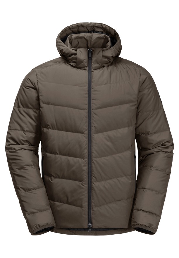 Coffee Men Jack Wolfskin Colonius Down Jackets | 50110650
