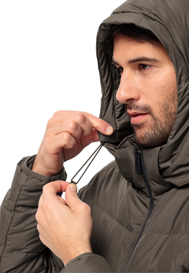 Coffee Men Jack Wolfskin Colonius Down Jackets | 50110650