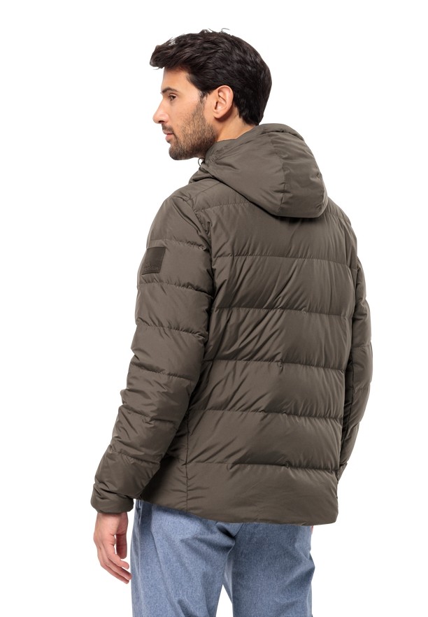 Coffee Men Jack Wolfskin Colonius Down Jackets | 50110650