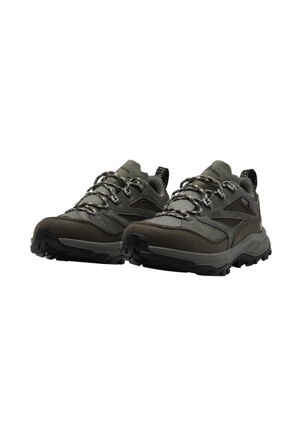 Coffee Men Jack Wolfskin Cyrox Texapore Low Hiking Shoes | 23627586