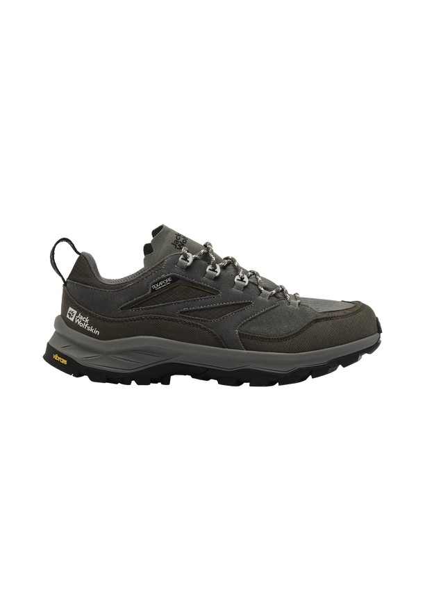 Coffee Men Jack Wolfskin Cyrox Texapore Low Hiking Shoes | 23627586