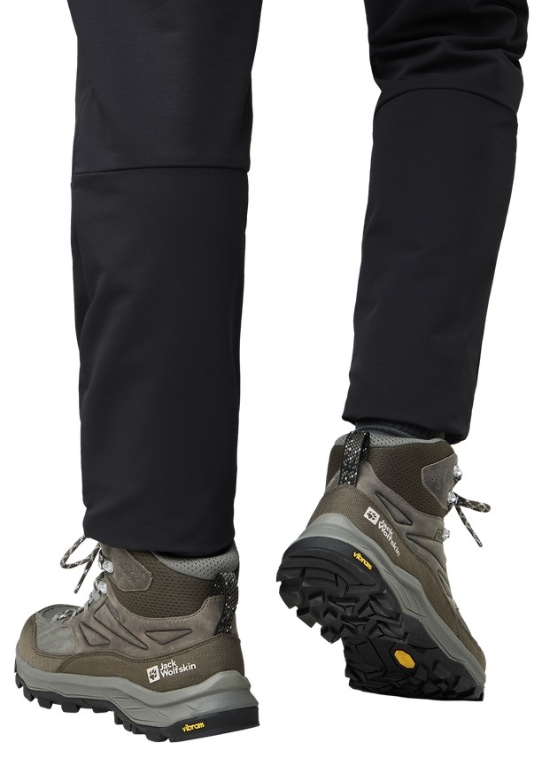 Coffee Men Jack Wolfskin Cyrox Texapore Mid Hiking Shoes | 55837997