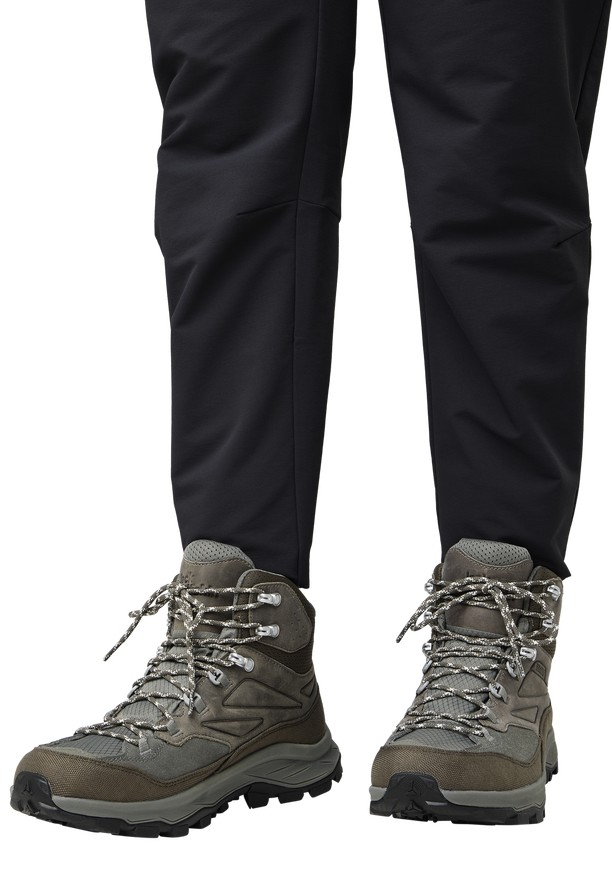 Coffee Men Jack Wolfskin Cyrox Texapore Mid Hiking Shoes | 55837997