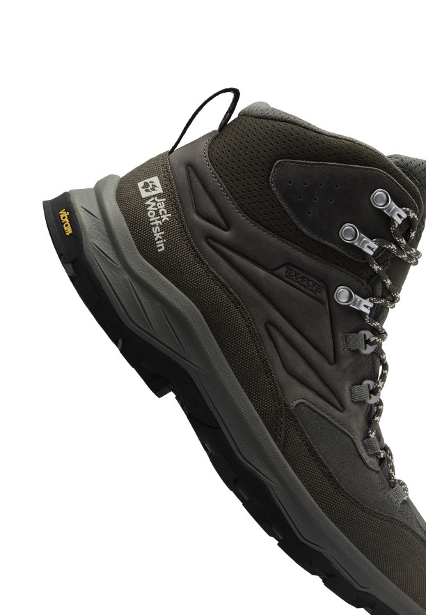 Coffee Men Jack Wolfskin Cyrox Texapore Mid Hiking Shoes | 55837997
