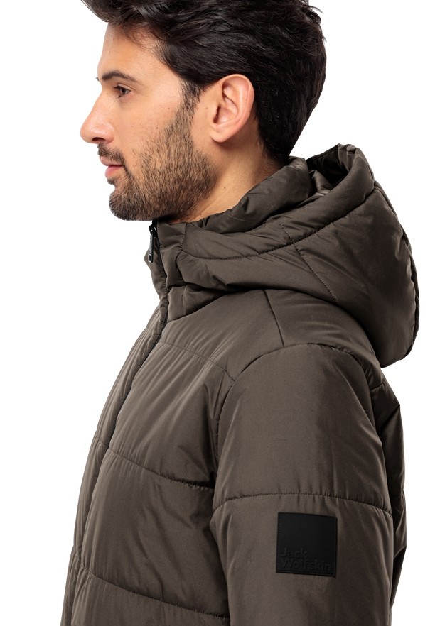 Coffee Men Jack Wolfskin Deutzer Long Jackets | 38832105