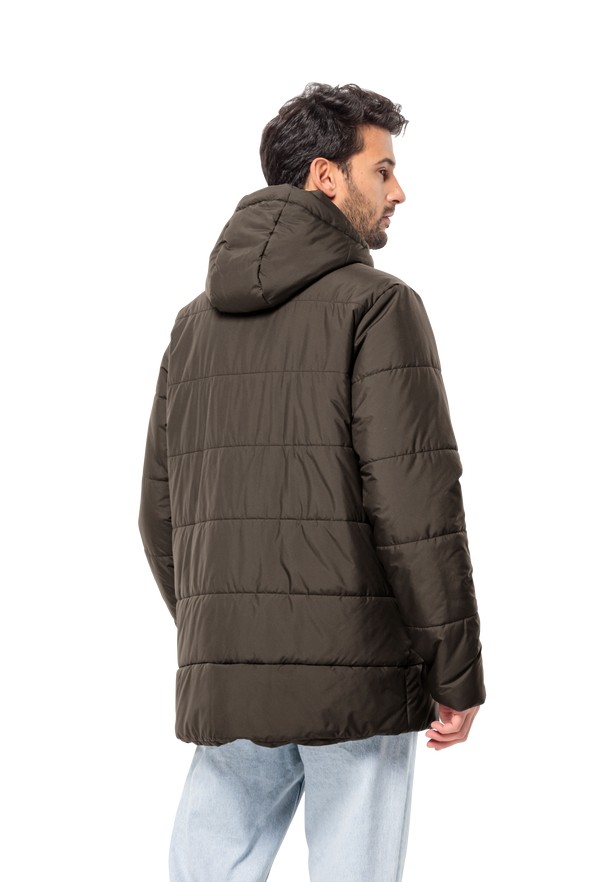 Coffee Men Jack Wolfskin Deutzer Long Jackets | 38832105