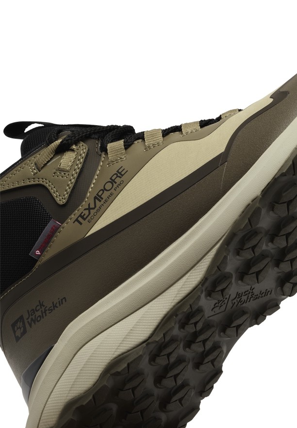 Coffee Men Jack Wolfskin Dromoventure Wt Texapore Mid Outdoor Shoes | 10114519