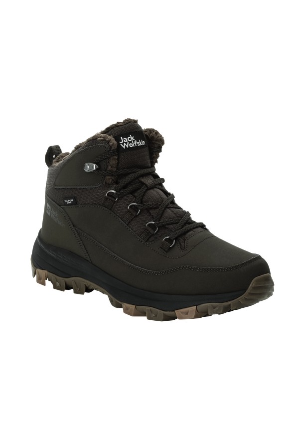 Coffee Men Jack Wolfskin Everquest Texapore Mid Winter Shoes | 97225000