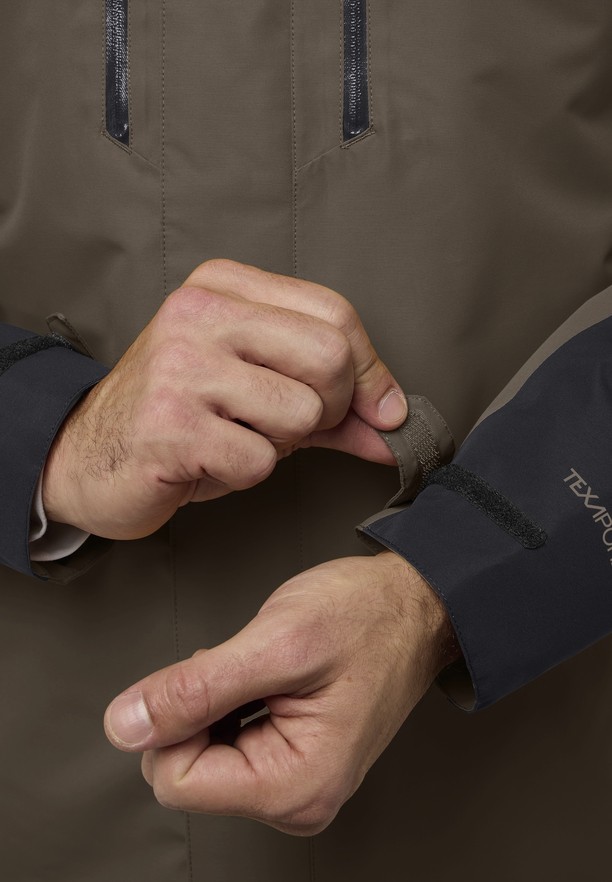 Coffee Men Jack Wolfskin Jasper 3in1 Jackets | 35989572