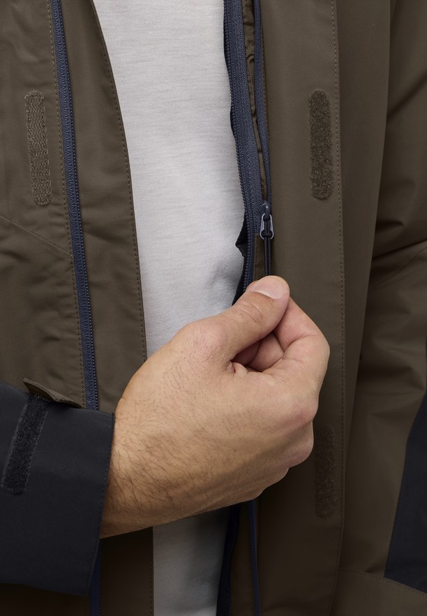 Coffee Men Jack Wolfskin Jasper 3in1 Jackets | 35989572