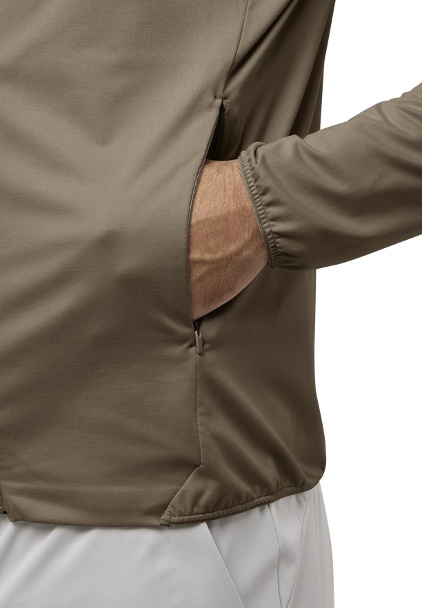 Coffee Men Jack Wolfskin Prelight Trail Fz Jackets | 39561210