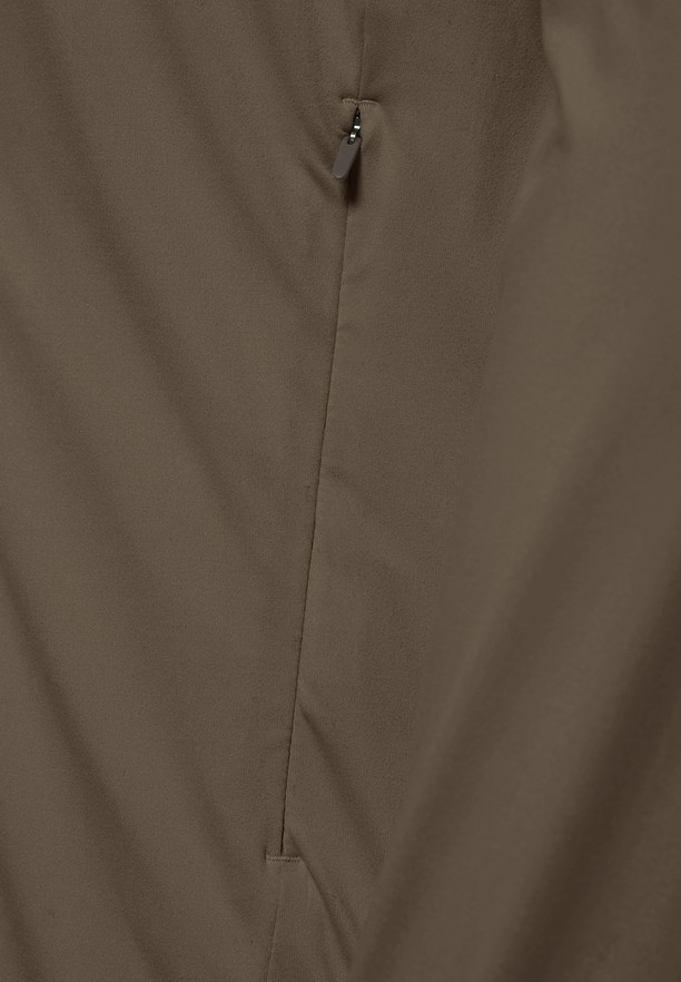 Coffee Men Jack Wolfskin Prelight Trail Fz Jackets | 39561210