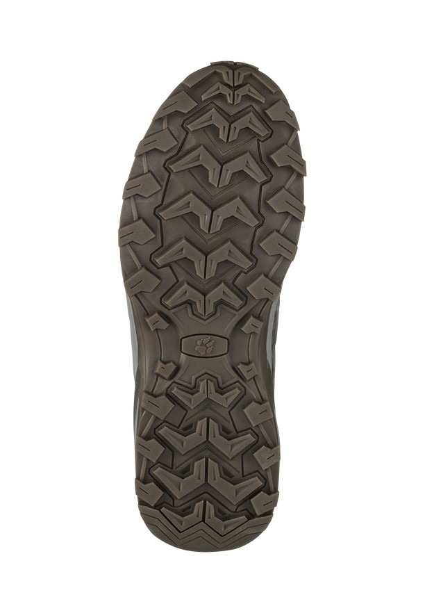 Coffee Men Jack Wolfskin Refugio Prime Texapore Mid Hiking Shoes | 78205307