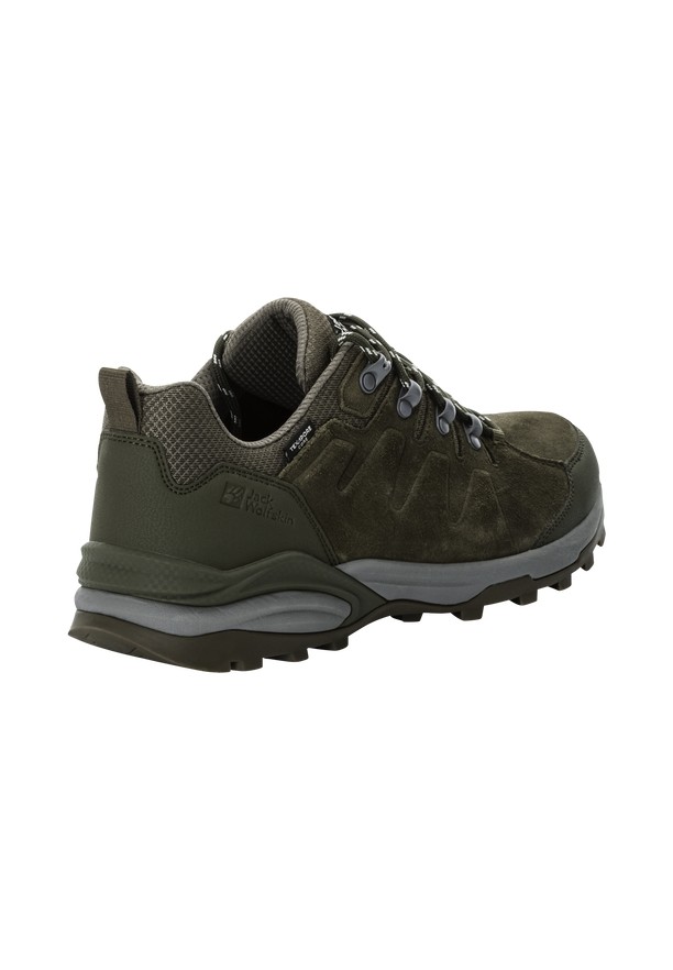 Coffee Men Jack Wolfskin Refugio Texapore Low Hiking Shoes | 60201614