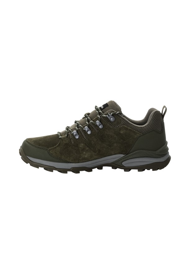 Coffee Men Jack Wolfskin Refugio Texapore Low Hiking Shoes | 60201614