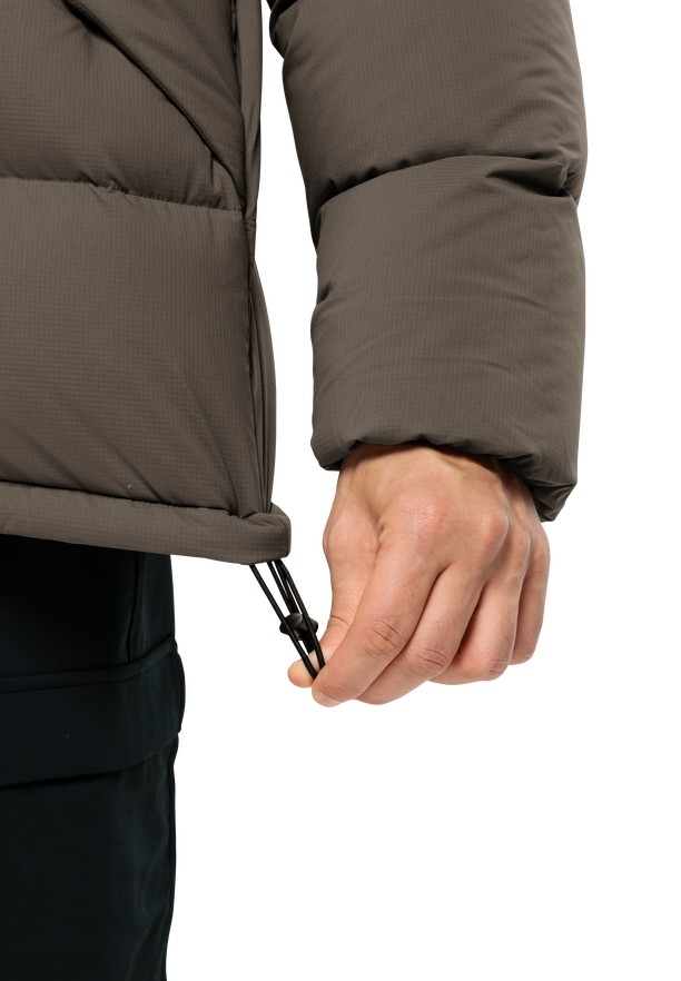 Coffee Men Jack Wolfskin Roemertor Down Jackets | 25215074