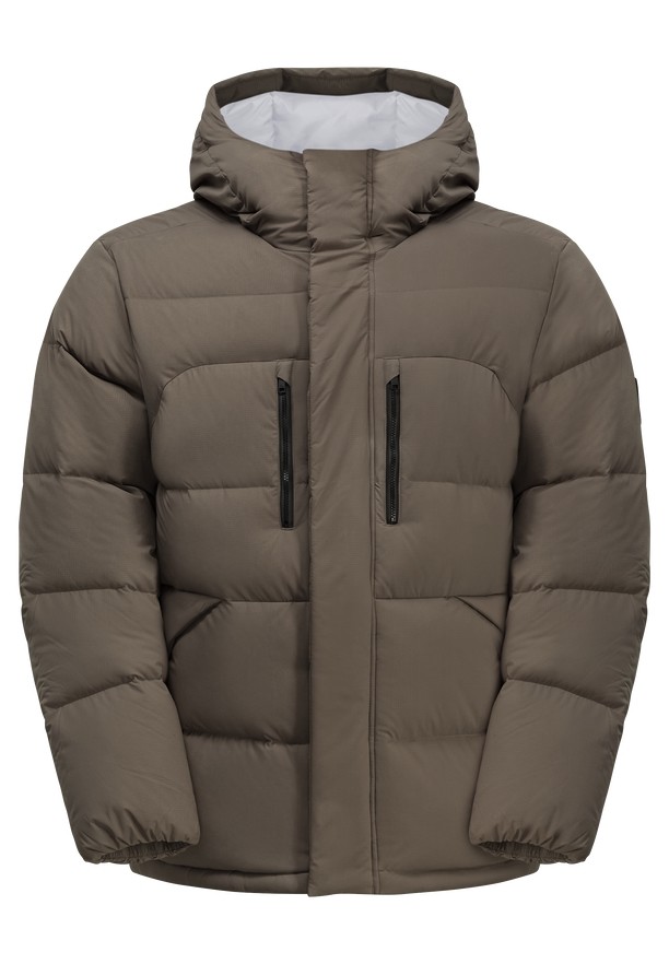 Coffee Men Jack Wolfskin Roemertor Down Jackets | 25215074