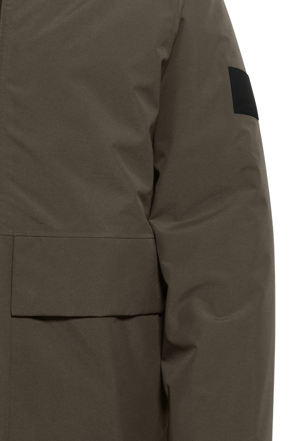 Coffee Men Jack Wolfskin Tempeltor Rain Jackets | 27605853