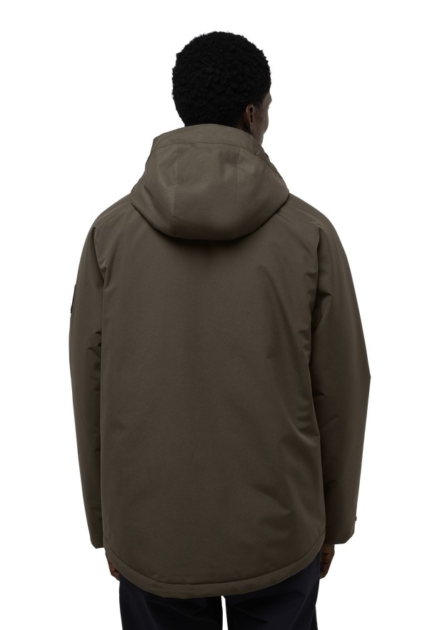 Coffee Men Jack Wolfskin Tempeltor Rain Jackets | 27605853