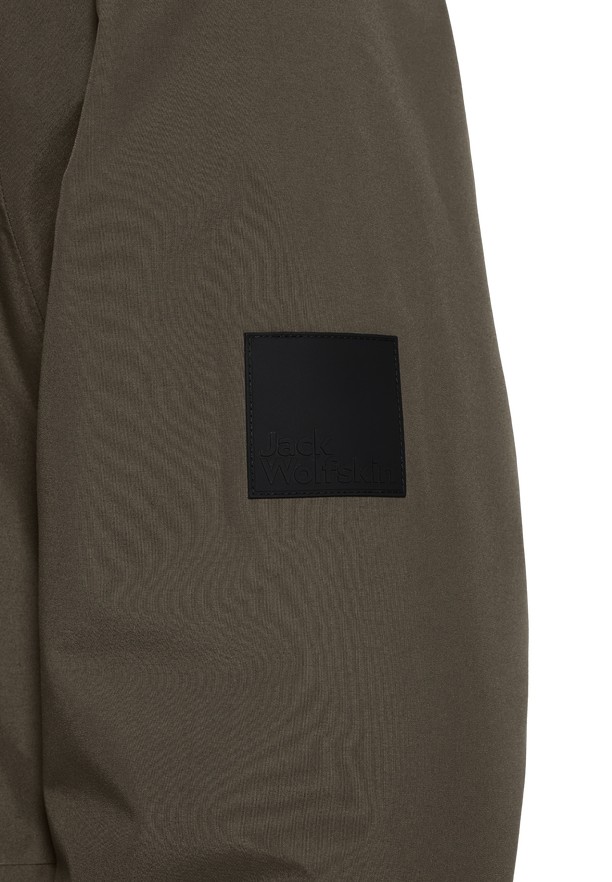 Coffee Men Jack Wolfskin Tempeltor Rain Jackets | 27605853