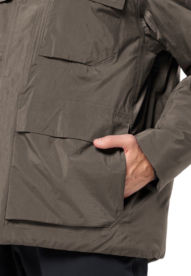 Coffee Men Jack Wolfskin Textor Utility Winter Jackets | 27957332