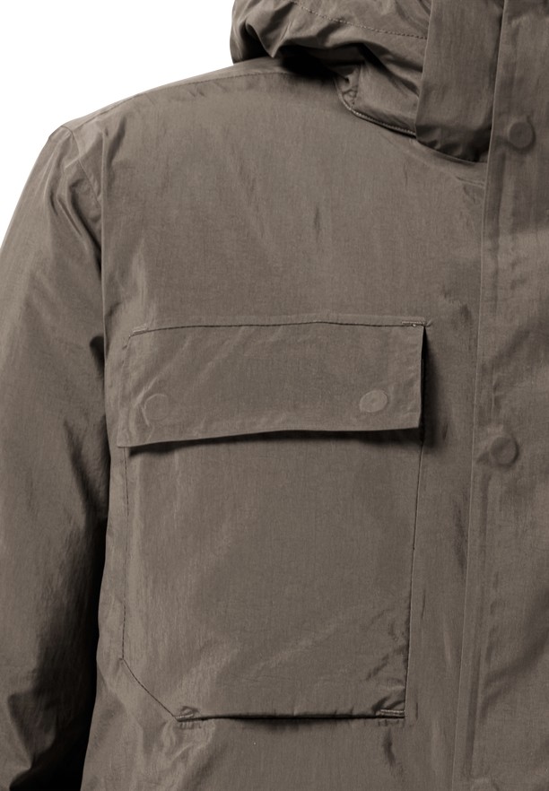 Coffee Men Jack Wolfskin Textor Utility Winter Jackets | 27957332